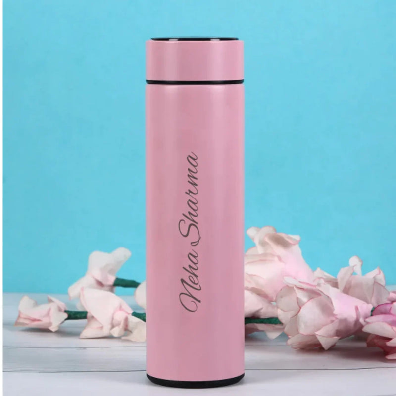 Pink Temperature LED Bottle