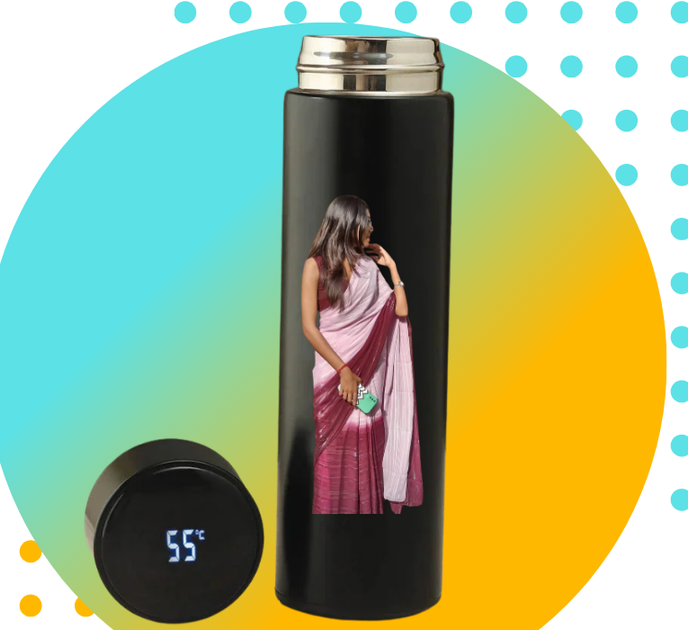 Personalised Photo Temp Bottle