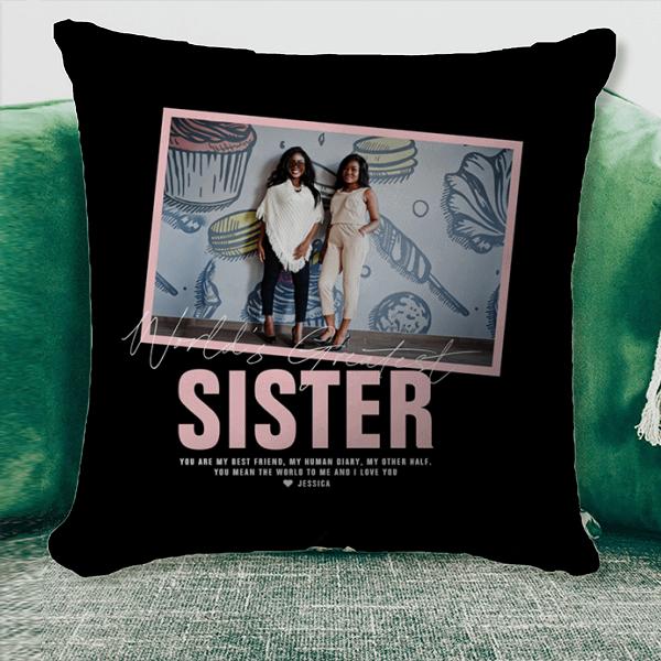 Love Forever Designer Photo Pillow