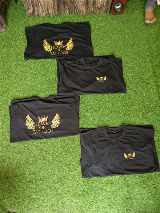 Corporate logo printed T-shirts