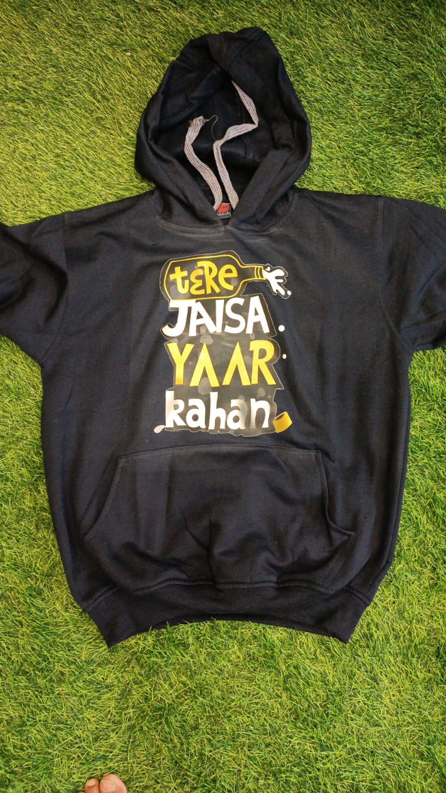 Printed hoodie sample